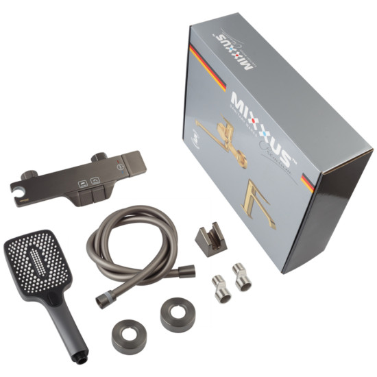 Смеситель для ванны MIXXUS PREMIUM TERRA 009 GRAPHITE (цвет графит) (MI8384)
