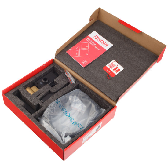 Смеситель для гигиенического душа Koer KB-23010-05 (Цвет черный) (KR3497)