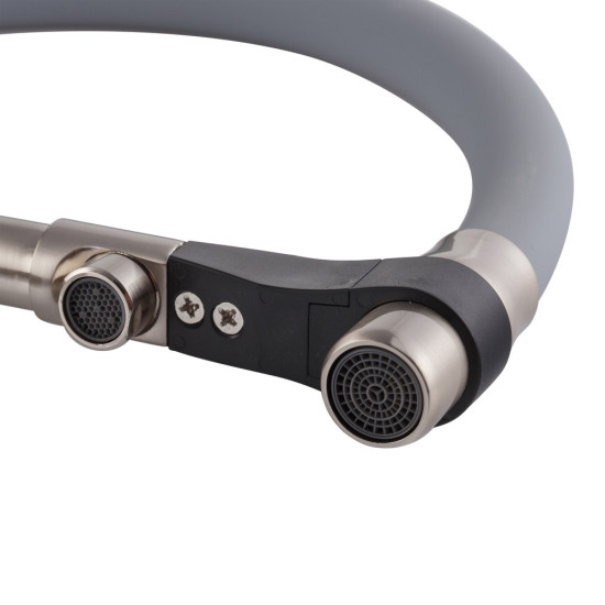 Змішувач для кухні Mixxus Premium Gravity 021 SS COLOR REFL.GREY (MI6980)
