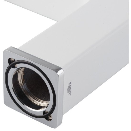 Смеситель для умывальника KOER KB-10009-04 (Цвет хром+белый) (KR5975)
