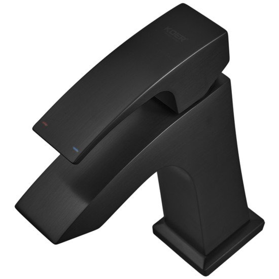 Смеситель для умывальника Koer KB-10007-05 (Цвет черный) (KR3439)