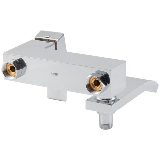 Змішувач для ванни з коротким виливом Koer KB-41007-01 (Колір хром) (KR3454)