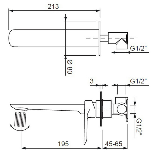 Набор 2в1 Koer KB-40028-12 (KR5307) + Koer KB-16028-12 (KR5299)