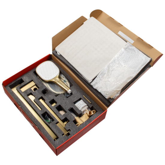 Душова система вбудована KOER KB-66009-12 3 функції (Колір матове золото) (KR5992)