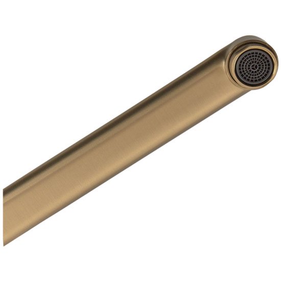 Змішувач для ванни ZERIX REX-006 (EURO) BRUSHED GOLD з нерж. сталі (Колір матове золото) (ZX6119)
