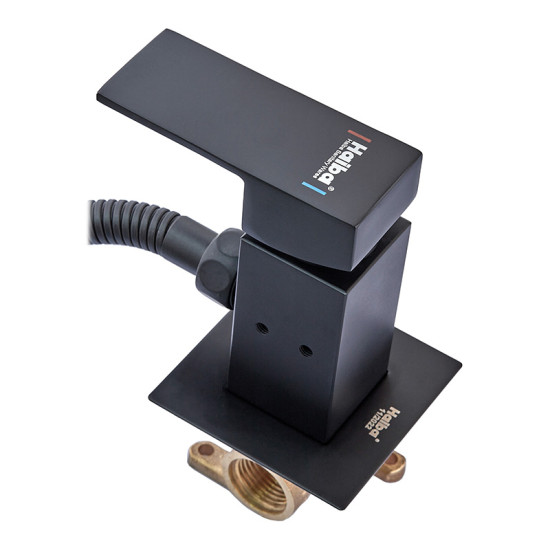 Смеситель для гигиенического душа Haiba Kubus 002 (Inner) Black (HB3952)