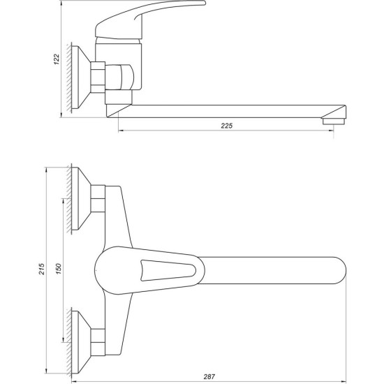 Змішувач для кухні Globus Lux Caprice GLCA-0104