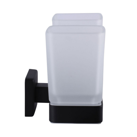 Стакан двойной Globus Lux BQ9428 черный матовый SUS304