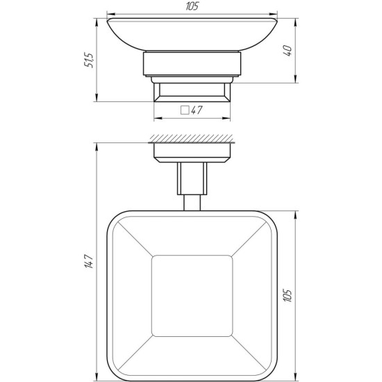 Мыльница TOPAZ TKB 9922A