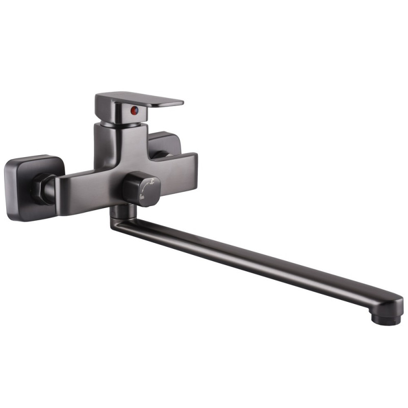 Смеситель для ванны Globus Lux Milano GLM-0208N-11-Graphite