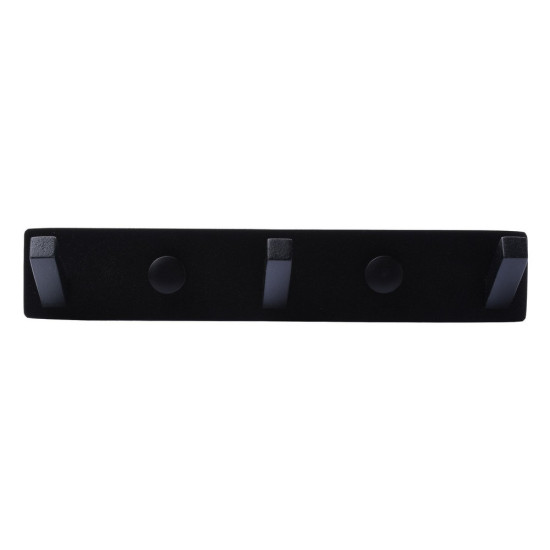 Планка с крючками TOPAZ TKB 9385-3-BL черная