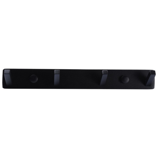 Планка с крючками TOPAZ TKB 9385-4-BL черная