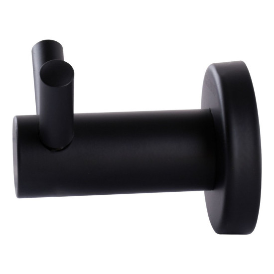 Крючек двойной Globus Lux BS8415 черный матовый SUS304