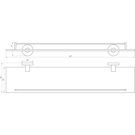 Полка Globus Lux BS8427