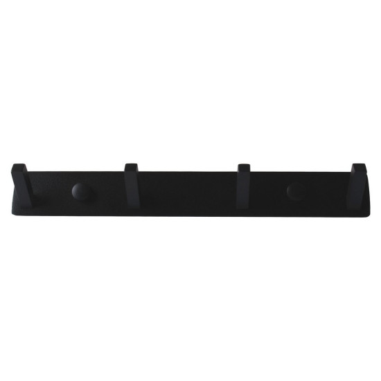 Планка с крючками TOPAZ TKB 9385-4-BL черная