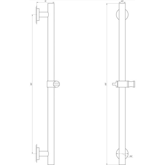 Душевая стойка Globus Lux SUS-1106