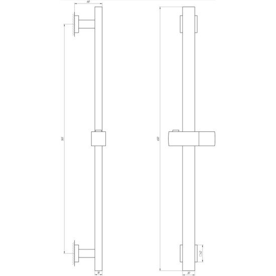 Душевая стойка Globus Lux SUS-1108-BB
