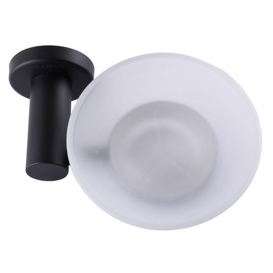 Мыльница Globus Lux BS8408 черная матовая SUS304