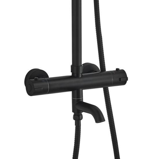 Душевая система Globus Lux Termostatic R GLA-0041T-BB