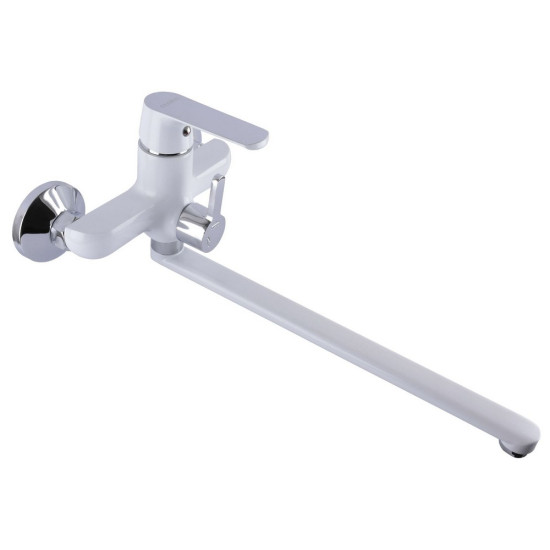 Смеситель для ванны Globus Lux Laguna GLA-0208-7-WHITE EURO