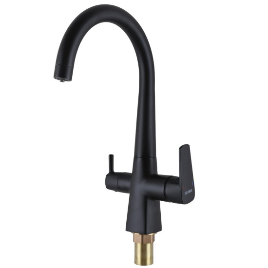 Смеситель для кухни под осмос Globus Lux LAZER GLLR-0999-10-BB