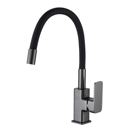 Смеситель для кухни Globus Lux Milano GLM-0203LR-11-GRAPHITE