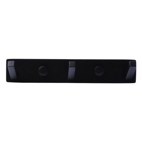 Планка с крючками TOPAZ TKB 9385-3-BL черная