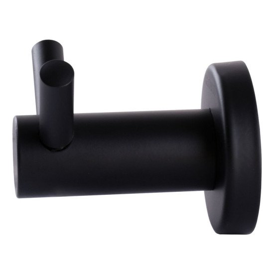 Крючек двойной Globus Lux BS8415 черный матовый SUS304
