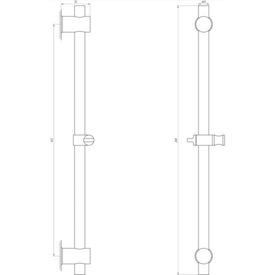 Душова стійка Globus Lux SUS-1107