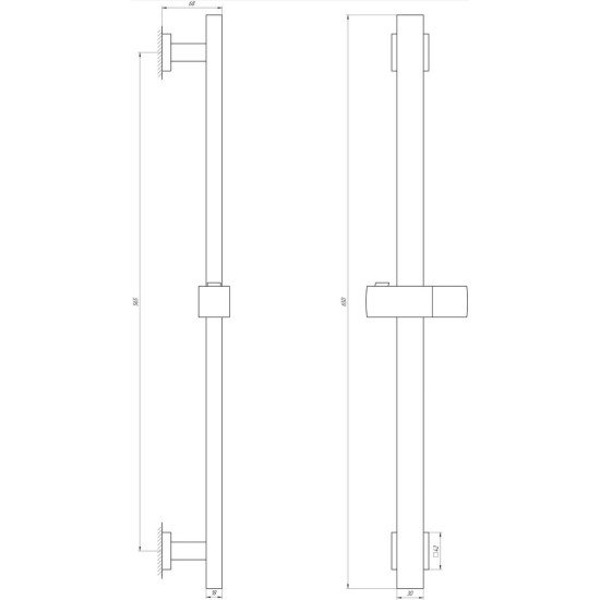 Душова стійка Globus Lux SUS-1108