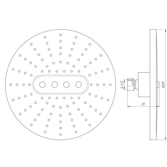 Душова лійка Globus Lux SD07A