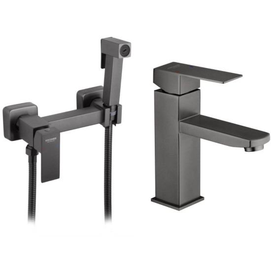 Набор 2в1 Kroner KRP Edelstahl Kubus - PVD052 + Kroner KRP Edelstahl Kubus - PVD010