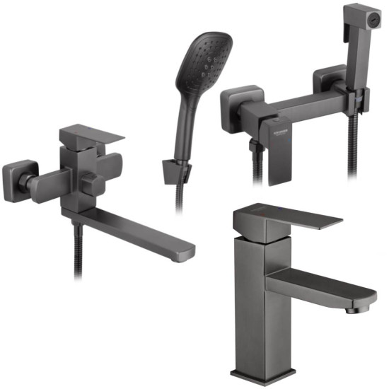 Набор 3в1 Kroner KRP Edelstahl Kubus - PVD070 + Kroner KRP Edelstahl Kubus - PVD052 + Kroner KRP Edelstahl Kubus - PVD010