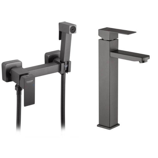 Набор 2в1 Kroner KRP Edelstahl Kubus - PVD052 + Kroner KRP Edelstahl Kubus - PVD010-3