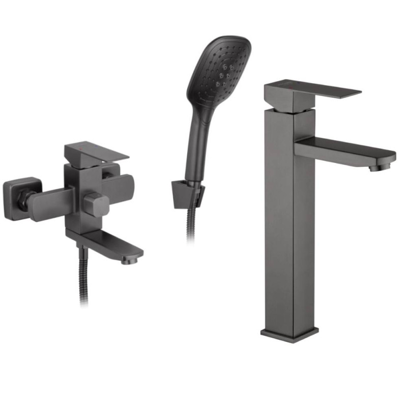 Набор 2в1 Kroner KRP Edelstahl Kubus - PVD060 + Kroner KRP Edelstahl Kubus - PVD010-3
