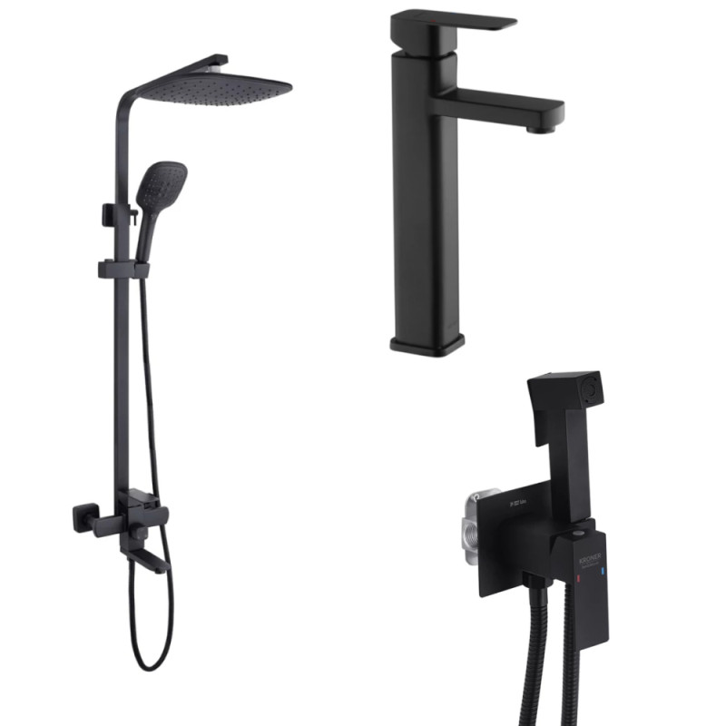 Набір 3в1 Kroner KRP Edelstahl Kubus - SCH010-3 + Kroner KRP Edelstahl Kubus - SCH063 + Kroner KRP Edelstahl Kubus - SCH053