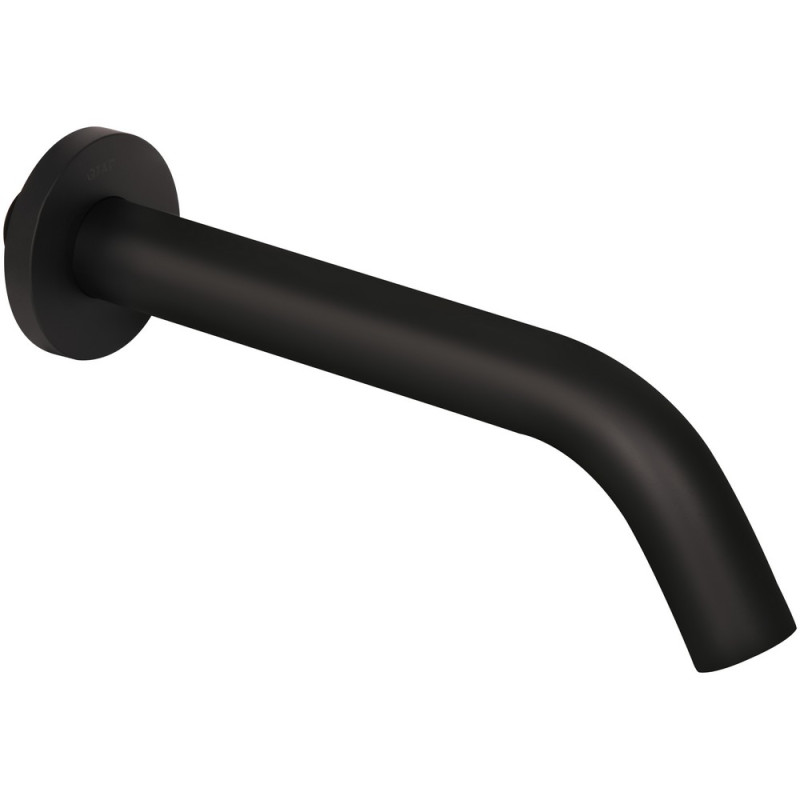 Излив для систем скрытого монтажа Qtap Vytok 200 мм округлый QTVYT246BLM45931 Black Matt