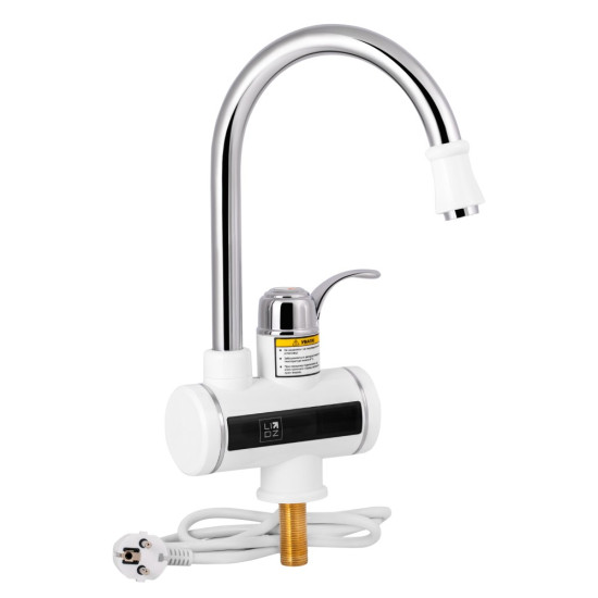 Проточный кран для кухни Lidz Warm 058 LDWAR058WCR24985 White / Chrome