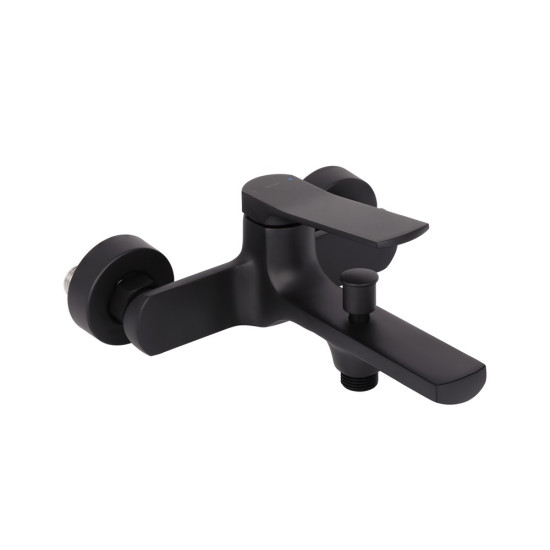 Смеситель для ванны Qtap Slavonice QTSLA259BLM45918 Black Matt