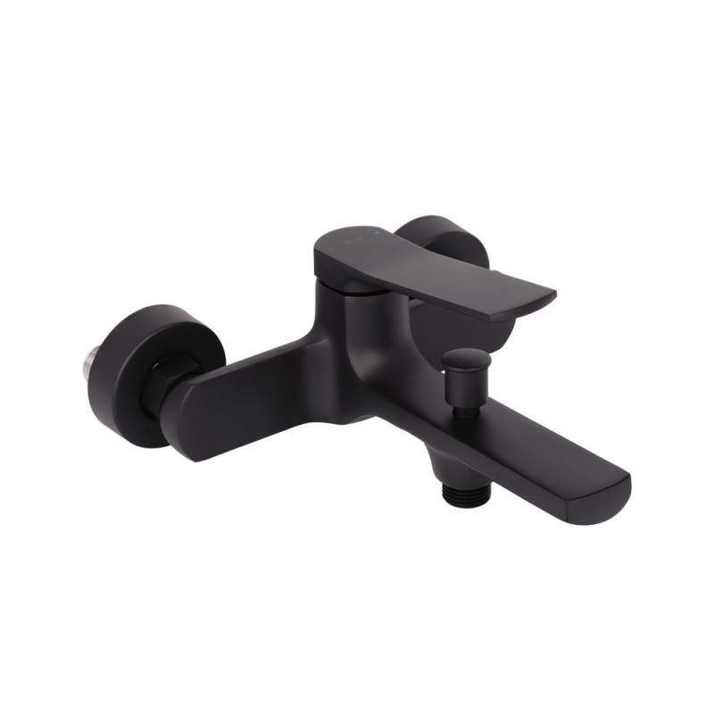 Смеситель для ванны Qtap Slavonice QTSLA259BLM45918 Black Matt
