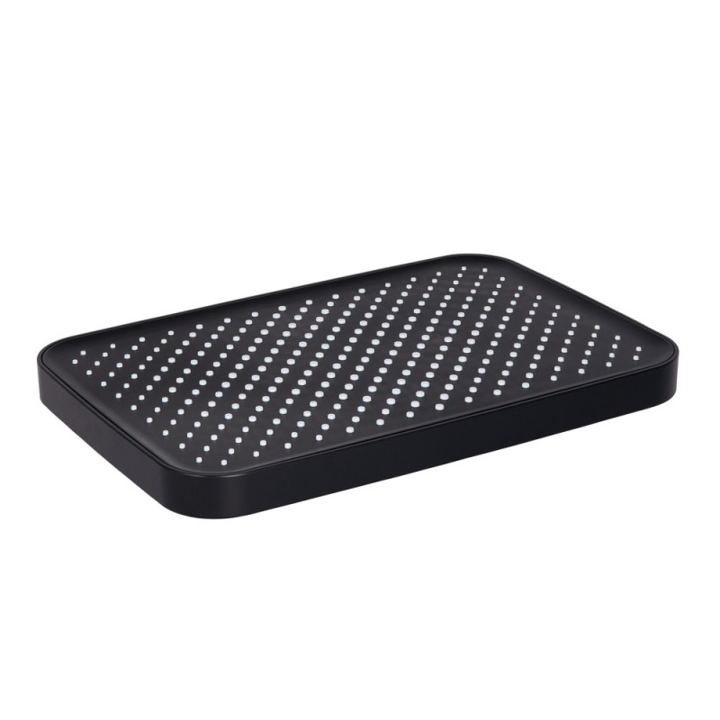 Лейка для верхнего душа Qtap Hlavova 330х220 мм прямоугольная QTHLA107BLM45945 Black Matt