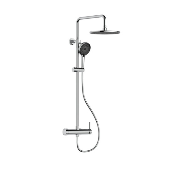Душевая система универсальная Qtap Sloup на два потребителя QT57103OC Chrome