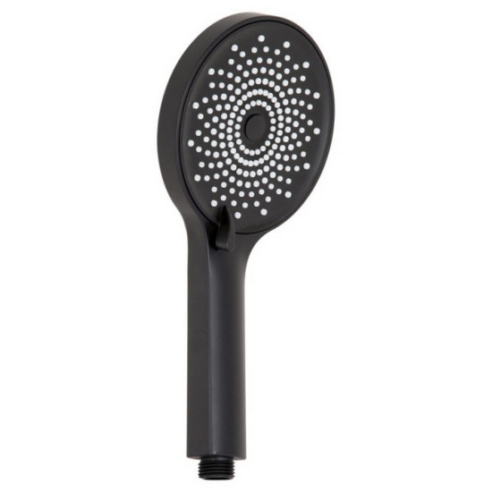 Лейка для ручного душа Lidz Niagara 32 120 мм округлая LDNIA32BLM47555 Matt Black