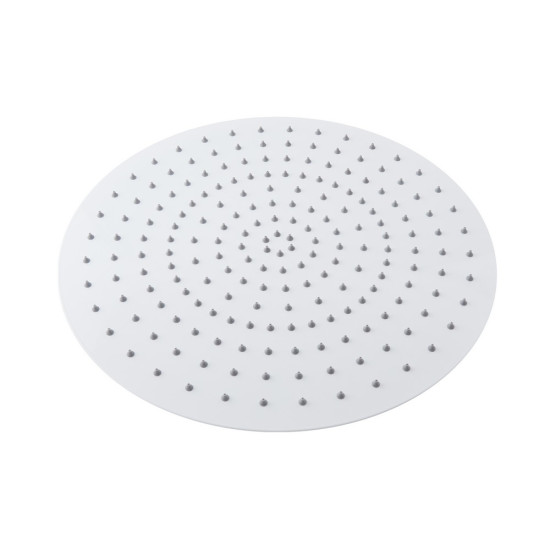Лейка для верхнего душа Qtap Hlavova 400 мм округлая QTHLAS400O1ZWW White