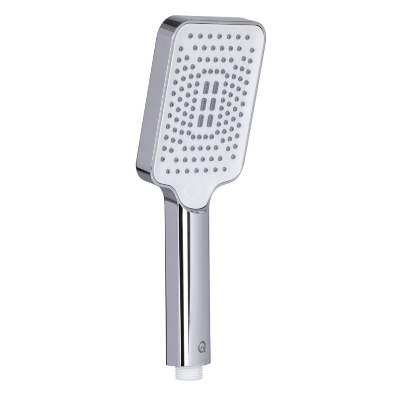 Лейка для ручного душа Qtap Rucni 245x95 мм прямоугольная QTRUC125CRM45779 Chrome/White