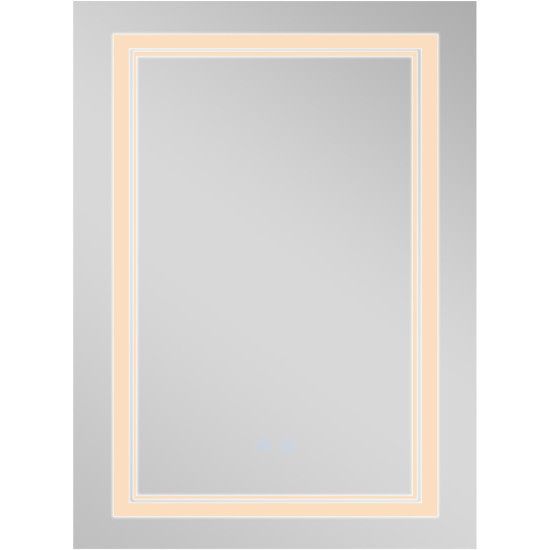 Зеркало Qtap Cardinal 600х800 с LED-подсветкой Touch, с антизапотеванием, с диммером, рег. темп. цвета (3000-6500K) QT0478C6080