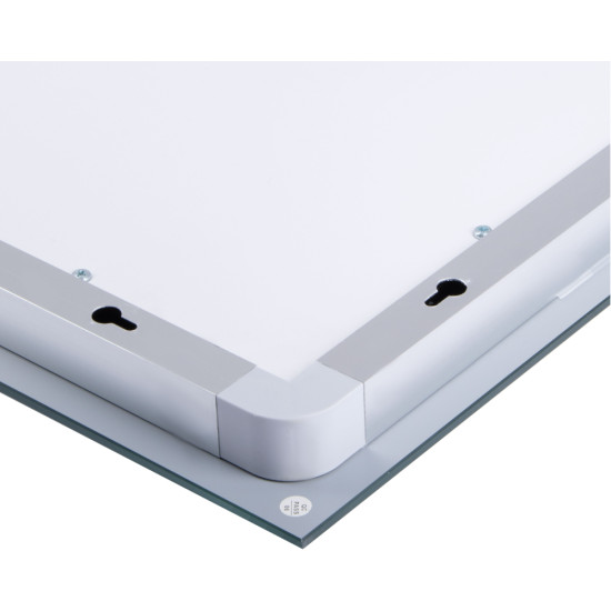 Дзеркало Qtap Cardinal 1000х700 з LED-підсвічуванням Touch, з антизапотіванням, з димером, рег. темп. кольору (3000-6500K) QT0478C10070