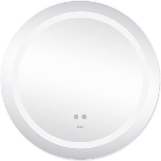 Зеркало Lidz Aria R600 с LED-подсветкой Touch, с антизапотеванием, с диммером, рег. яркости LD78LR600