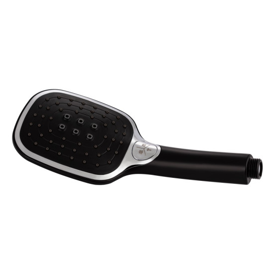 Набор 2в1 Qtap Grand на три потребителя (с изливом) QTGRABCR1004 Chrome/Black + Qtap Grand QTGRABCR001F Chrome/Black