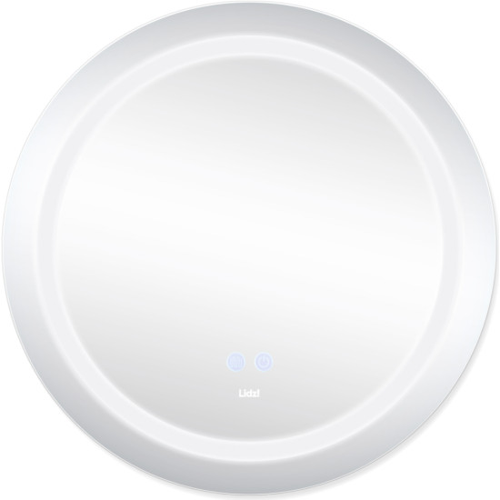 Дзеркало Lidz Aria R600 з LED-підсвічуванням Touch, з антизапотіванням, з димером, рег. яскравості LD78LR600